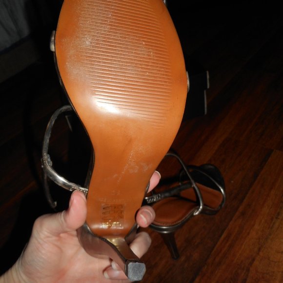 Leather French Connection strappy sandals, 39 EU or 8 US - Picture 5 of 6